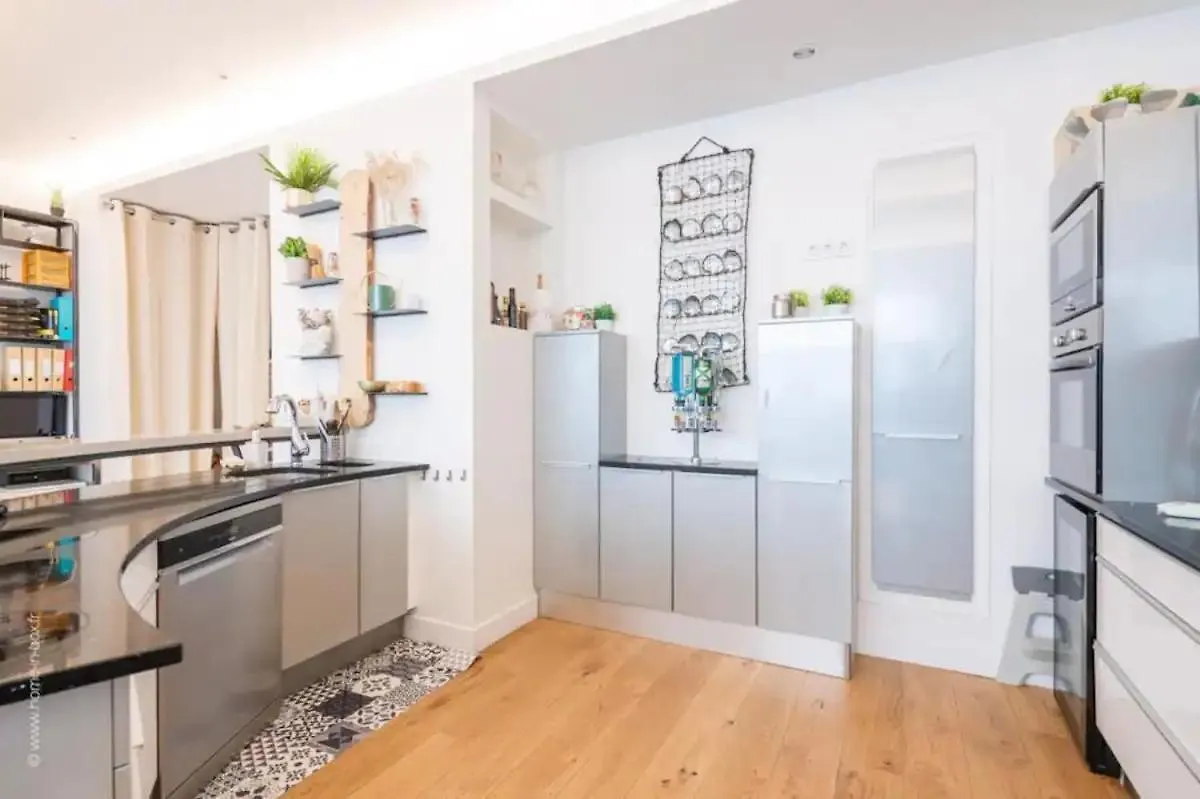 شقة Loft Design & Familial Parc Des Buttes Chaumont باريس