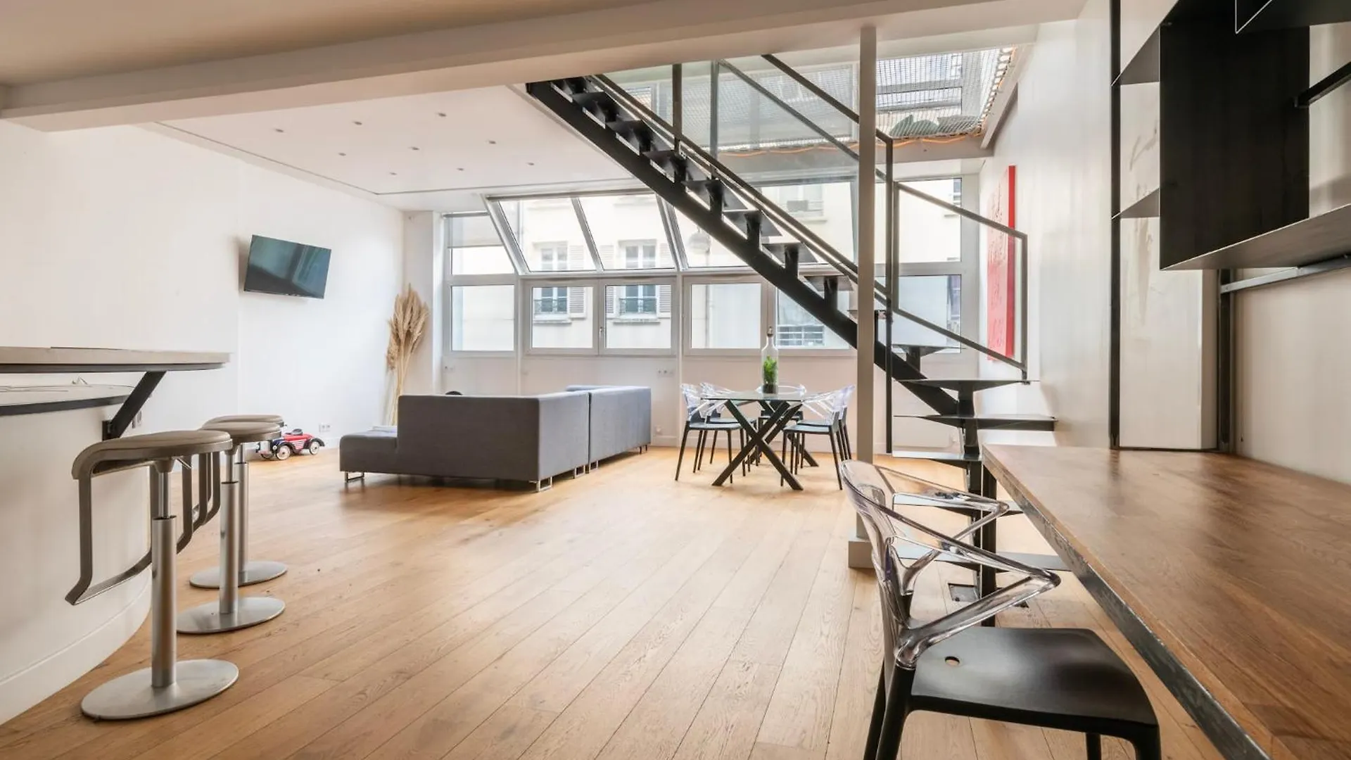 شقة Loft Design & Familial Parc Des Buttes Chaumont باريس