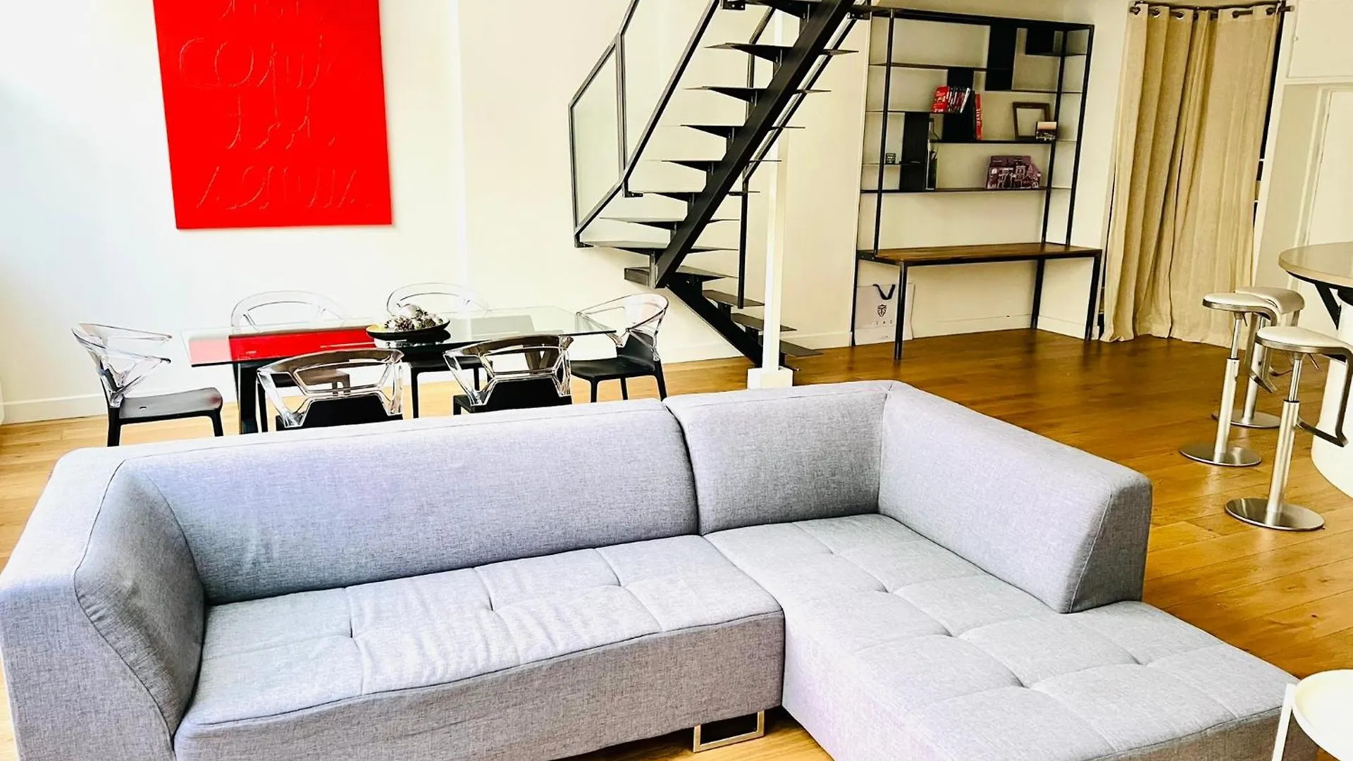 شقة Loft Design & Familial Parc Des Buttes Chaumont باريس